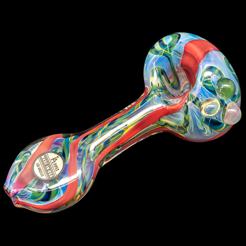 LA Pipes  Candy Spoon Inside-Out Color Changing Glass Pipe LA Pipes