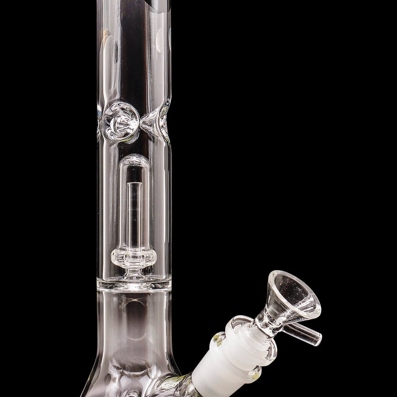 LA Pipes  Champ Single or Double Showerhead Perc Beaker Bong LA Pipes