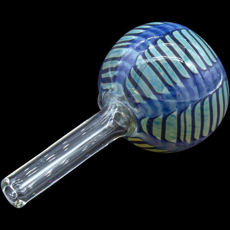 LA Pipes  Color Raked Bubble Pull-Stem 9mm Slide Bowl LA Pipes