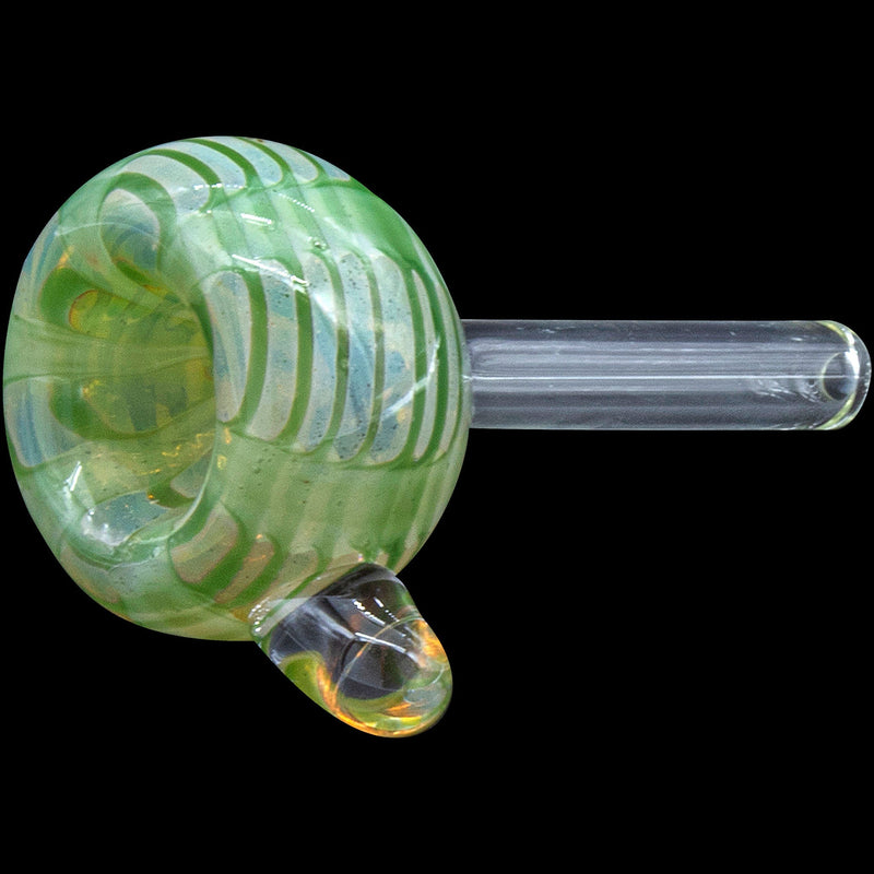 LA Pipes  Color Raked Bubble Pull-Stem 9mm Slide Bowl LA Pipes