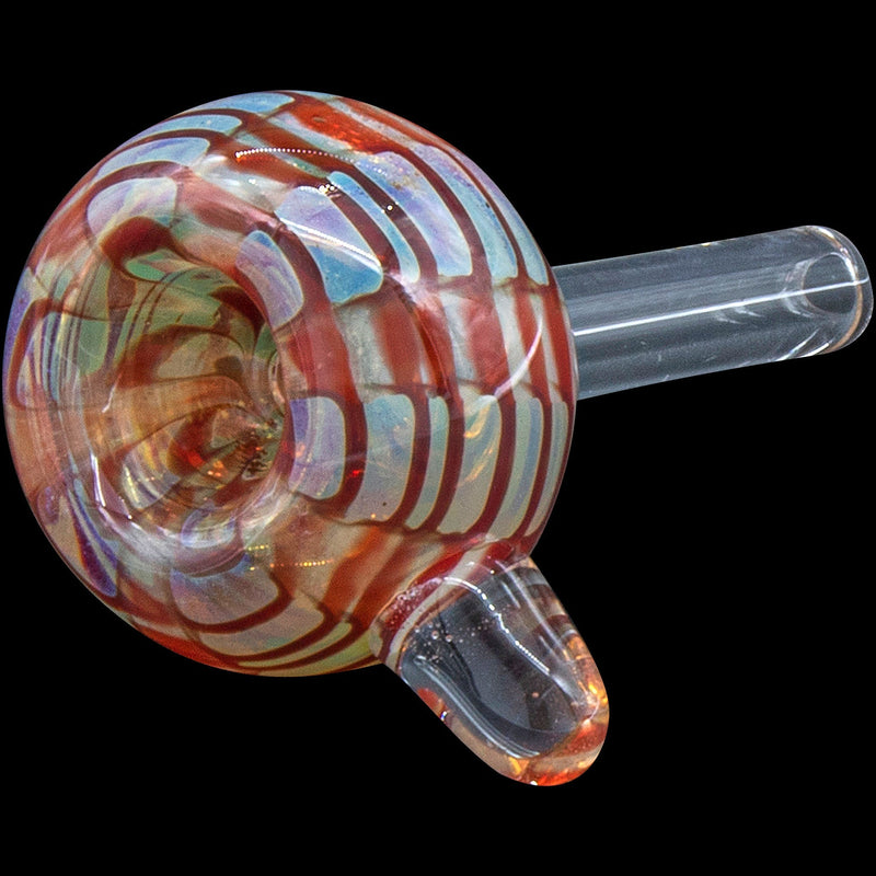 LA Pipes  Color Raked Bubble Pull-Stem 9mm Slide Bowl LA Pipes