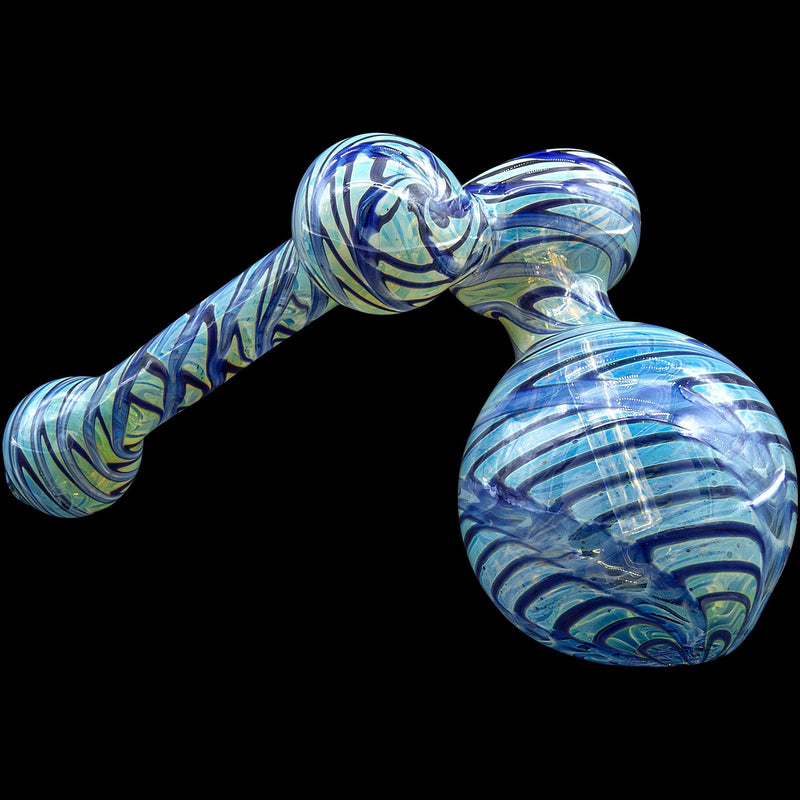 LA Pipes  Colored Sidecar Fumed Sidecar Bubbler Pipe (Various Colors) LA Pipes