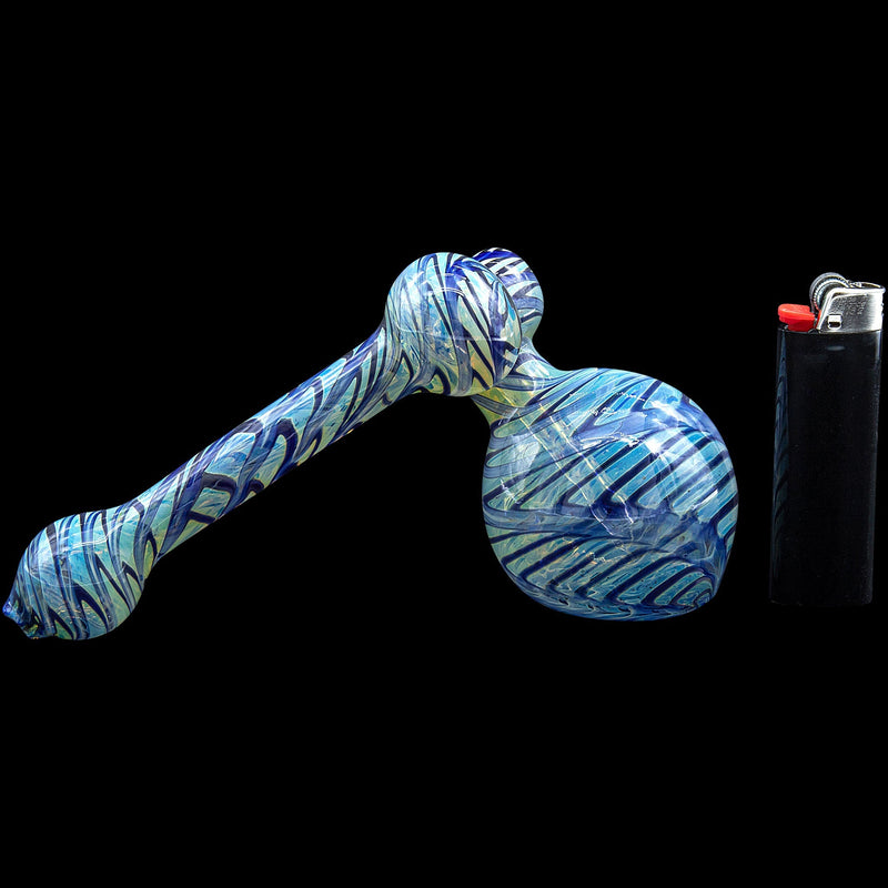 LA Pipes  Colored Sidecar Fumed Sidecar Bubbler Pipe (Various Colors) LA Pipes