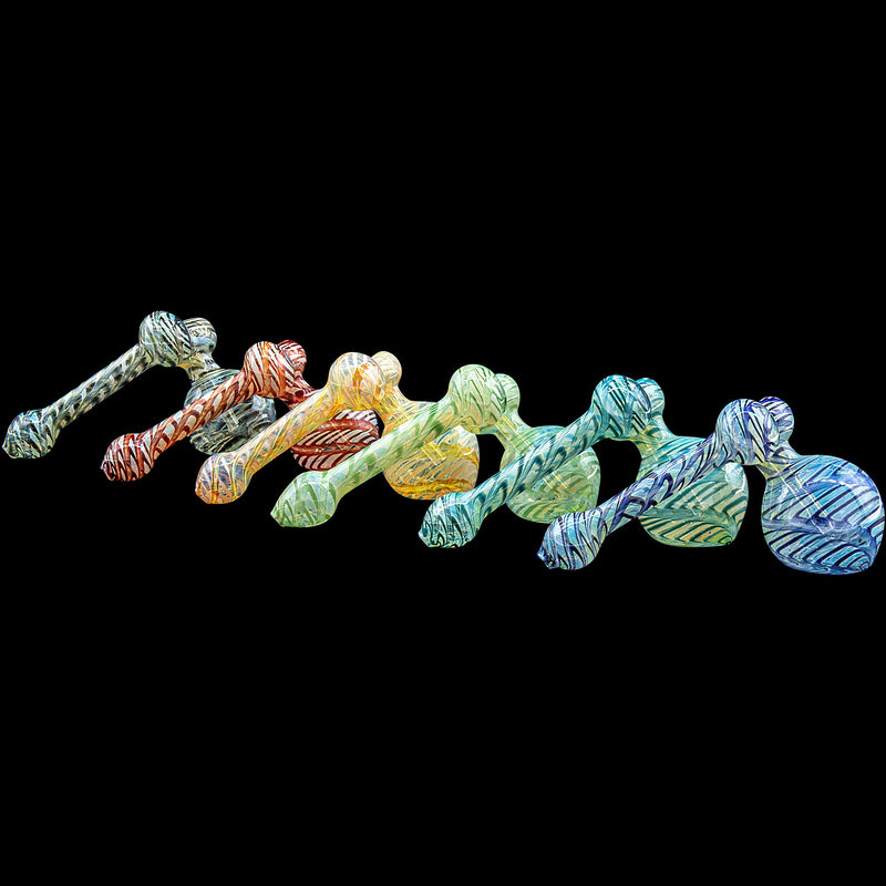 LA Pipes  Colored Sidecar Fumed Sidecar Bubbler Pipe (Various Colors) LA Pipes