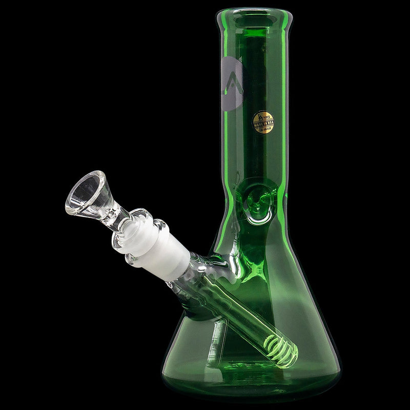 LA Pipes  Crown Jewel Emerald Green Beaker Bong LA Pipes