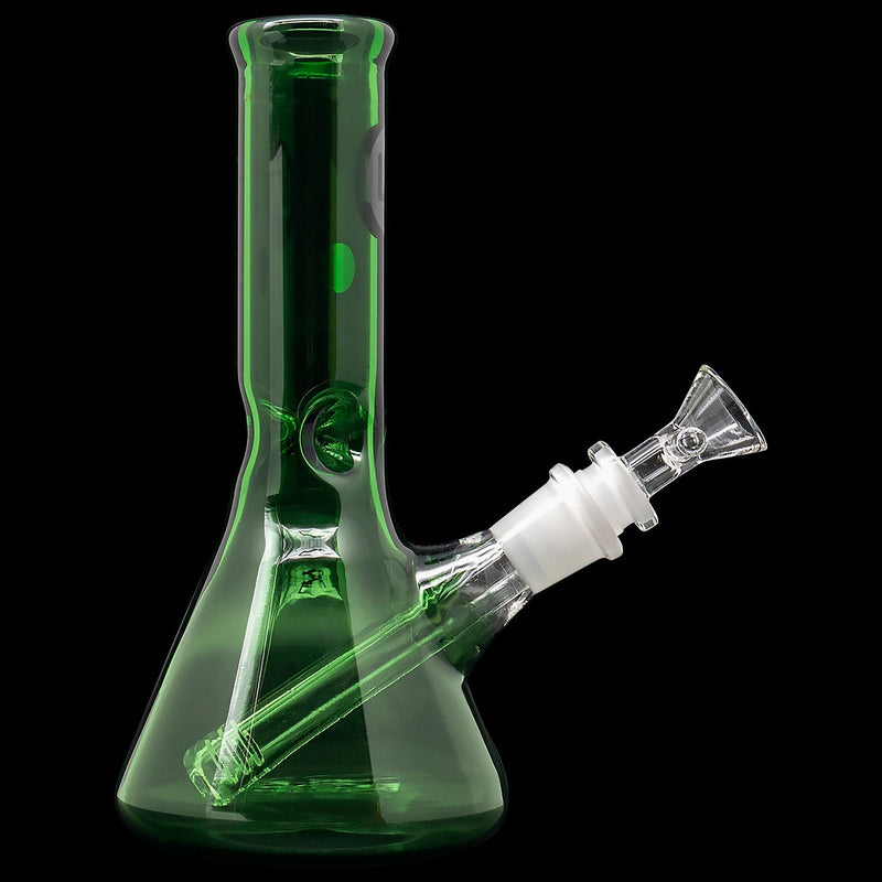 LA Pipes  Crown Jewel Emerald Green Beaker Bong LA Pipes