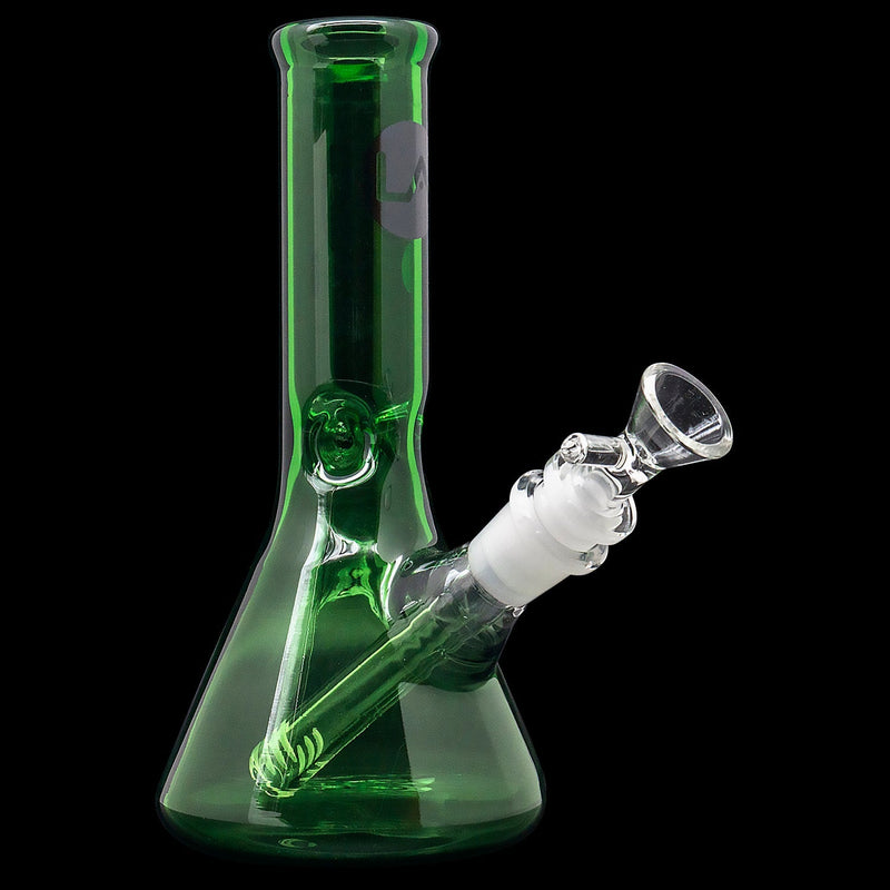 LA Pipes  Crown Jewel Emerald Green Beaker Bong LA Pipes