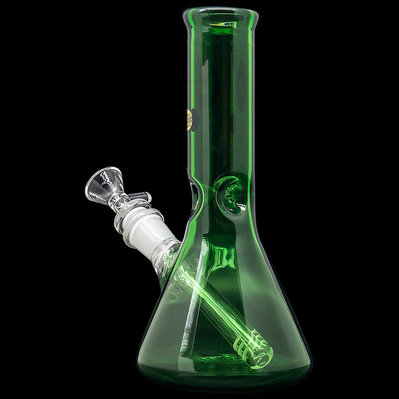 LA Pipes  Crown Jewel Emerald Green Beaker Bong LA Pipes