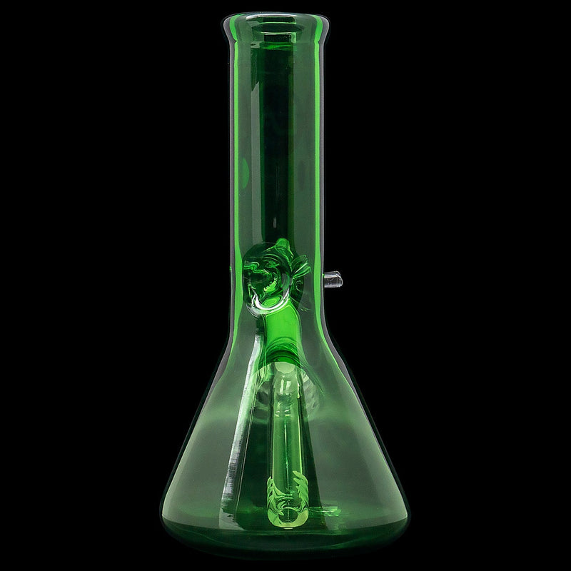 LA Pipes  Crown Jewel Emerald Green Beaker Bong LA Pipes