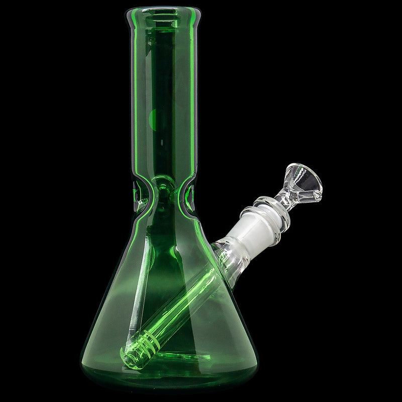 LA Pipes  Crown Jewel Emerald Green Beaker Bong LA Pipes