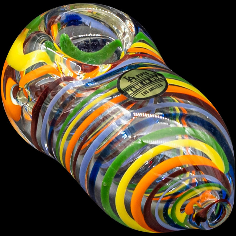 LA Pipes  Easter Egg Rainbow Swirl Heavy Egg-Shaped Pipe LA Pipes