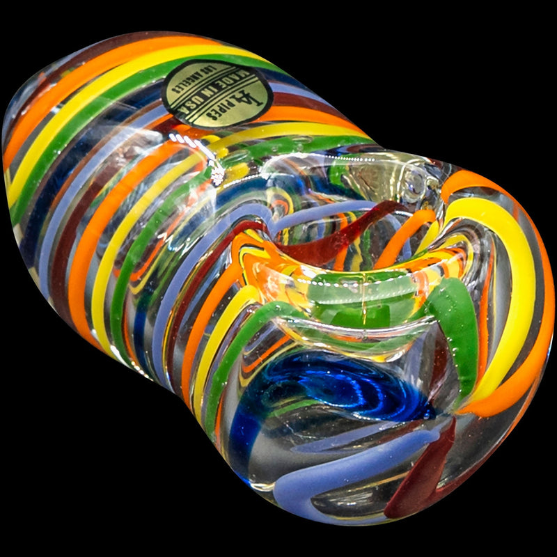 LA Pipes  Easter Egg Rainbow Swirl Heavy Egg-Shaped Pipe LA Pipes