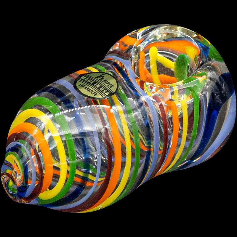 LA Pipes  Easter Egg Rainbow Swirl Heavy Egg-Shaped Pipe LA Pipes