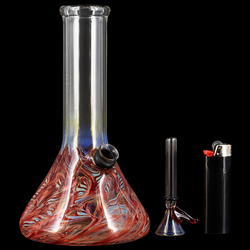 LA Pipes  Elemental Beaker 8 Classic Color Beaker Bong LA Pipes