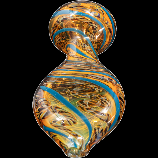 LA Pipes  Flat Belly Inside-Out Chillum LA Pipes