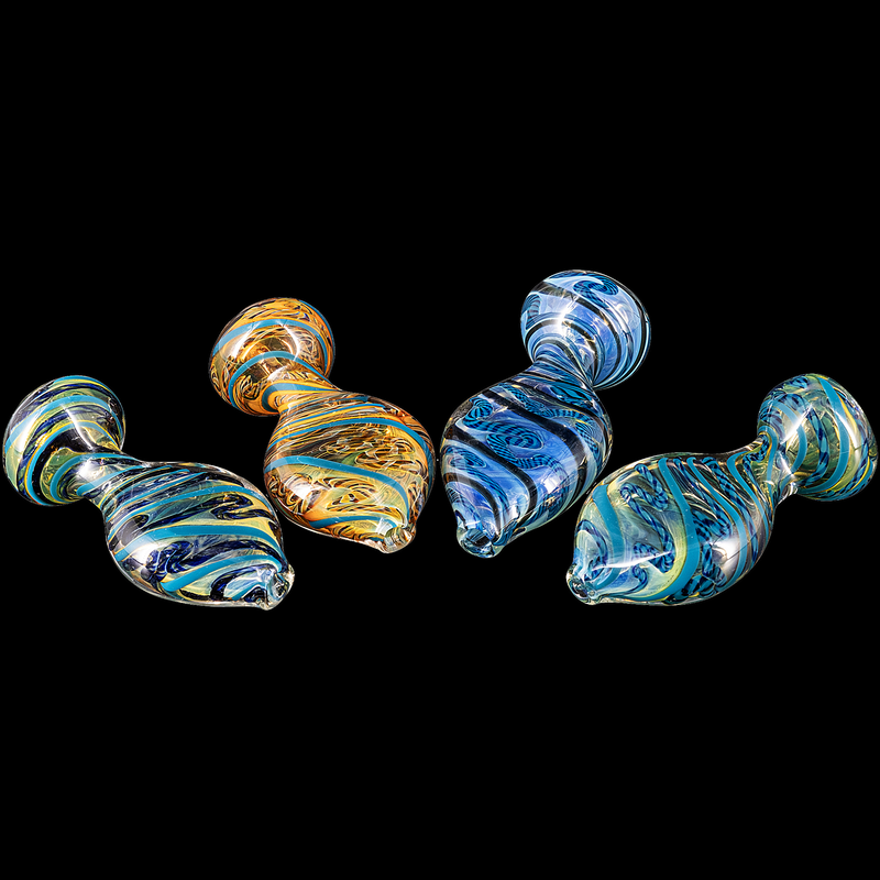 LA Pipes  Flat Belly Inside-Out Chillum LA Pipes