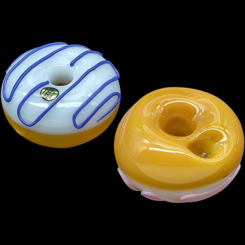 LA Pipes  Frosted Donut Glass Pipe LA Pipes