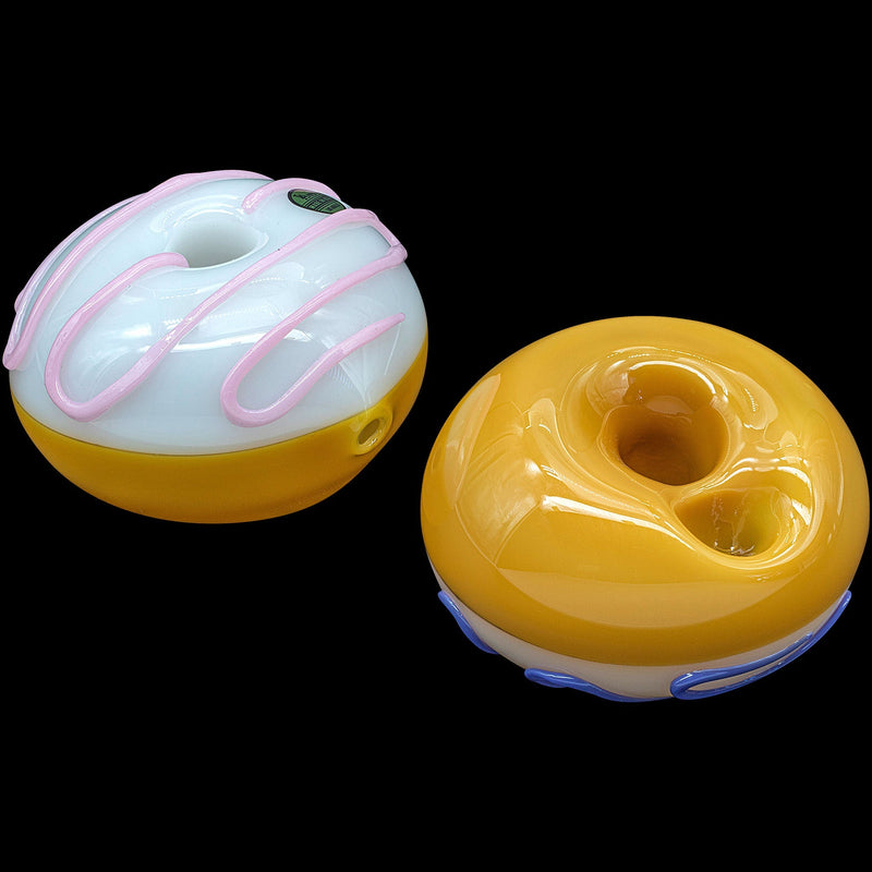 LA Pipes  Frosted Donut Glass Pipe LA Pipes