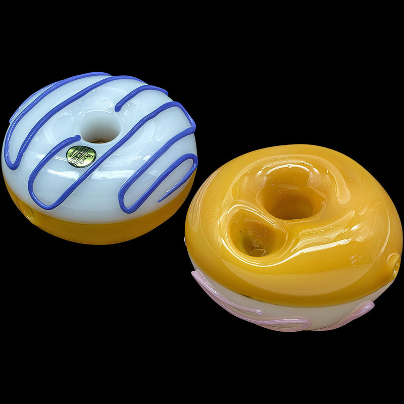 LA Pipes  Frosted Donut Glass Pipe LA Pipes