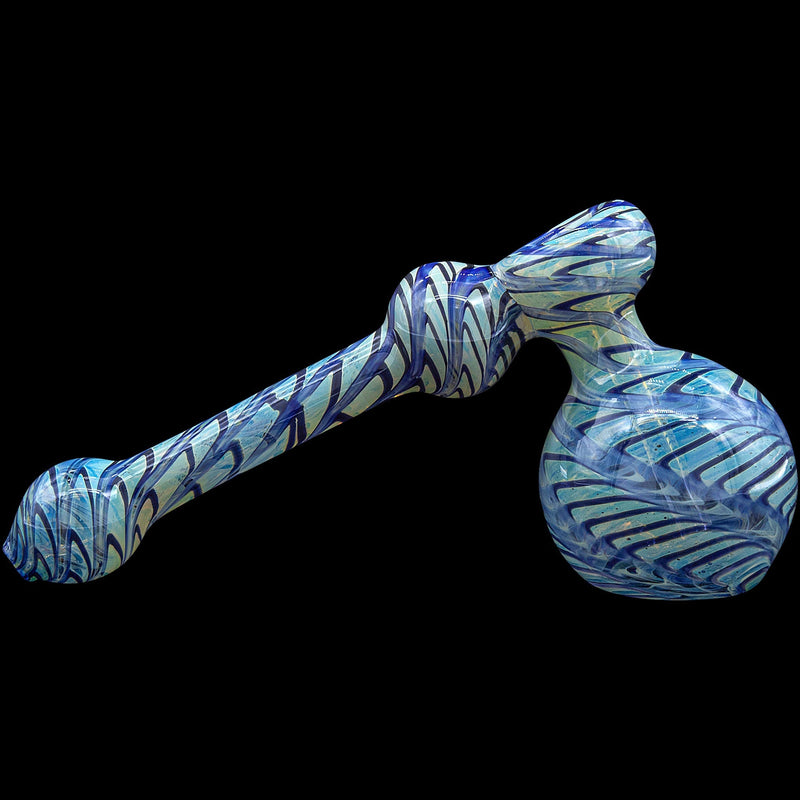 LA Pipes  Full Rake Fumed Hammer Bubbler Pipe (Various Colors) LA Pipes