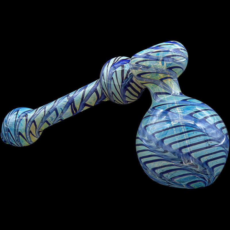 LA Pipes  Full Rake Fumed Hammer Bubbler Pipe (Various Colors) LA Pipes