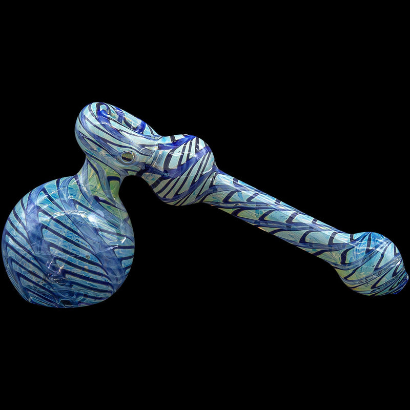 LA Pipes  Full Rake Fumed Hammer Bubbler Pipe (Various Colors) LA Pipes