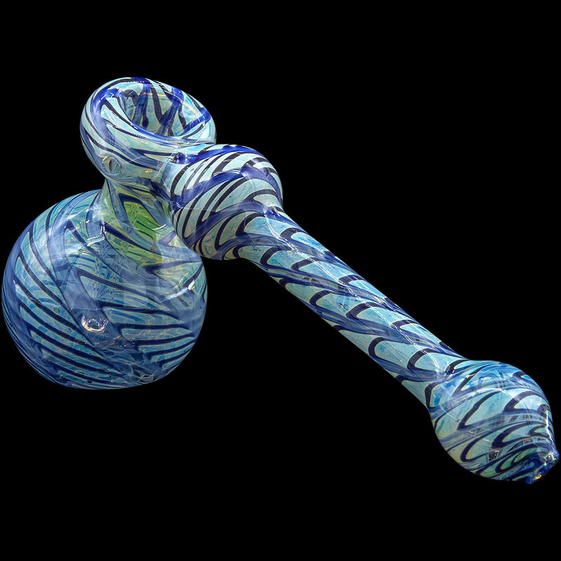 LA Pipes  Full Rake Fumed Hammer Bubbler Pipe (Various Colors) LA Pipes