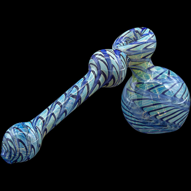 LA Pipes  Full Rake Fumed Hammer Bubbler Pipe (Various Colors) LA Pipes