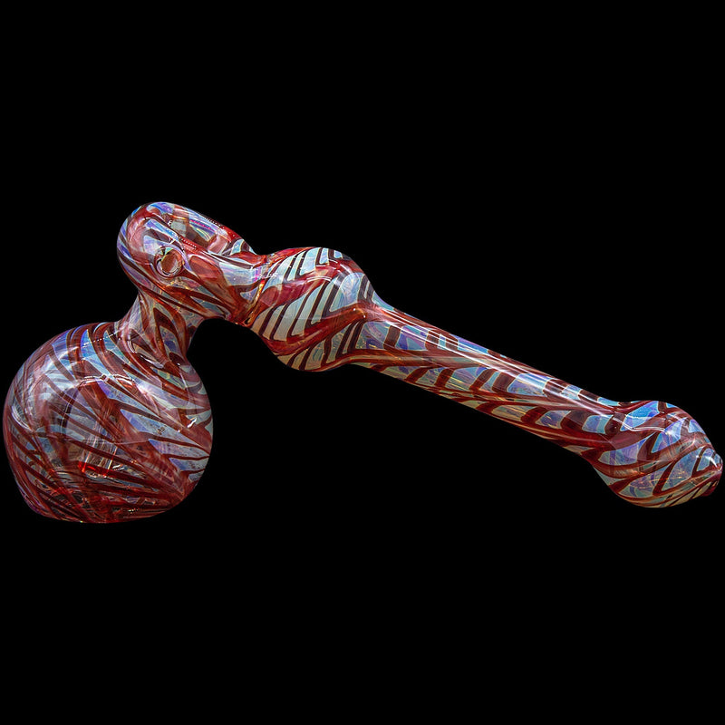 LA Pipes  Full Rake Fumed Hammer Bubbler Pipe (Various Colors) LA Pipes