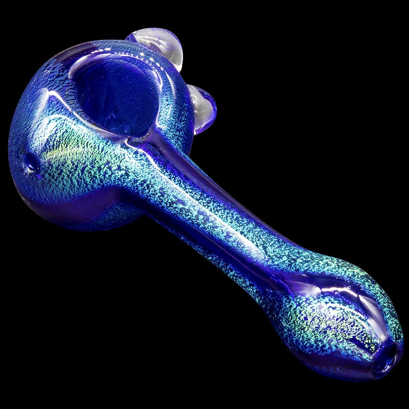 LA Pipes  Galactic Storm Full Dichro Spoon Hand Pipe LA Pipes