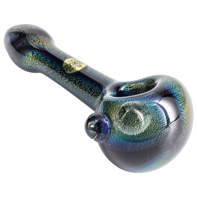 LA Pipes  Galactic Storm Full Dichro Spoon Hand Pipe LA Pipes