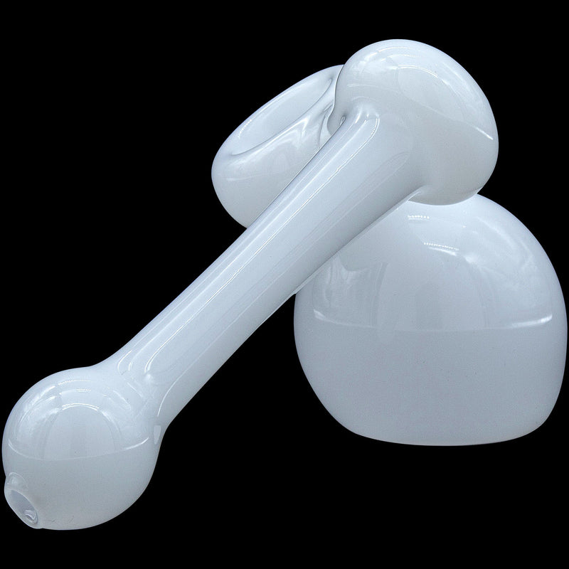 LA Pipes  Ivory Sidecar Glass Sidecar Bubbler Pipe LA Pipes