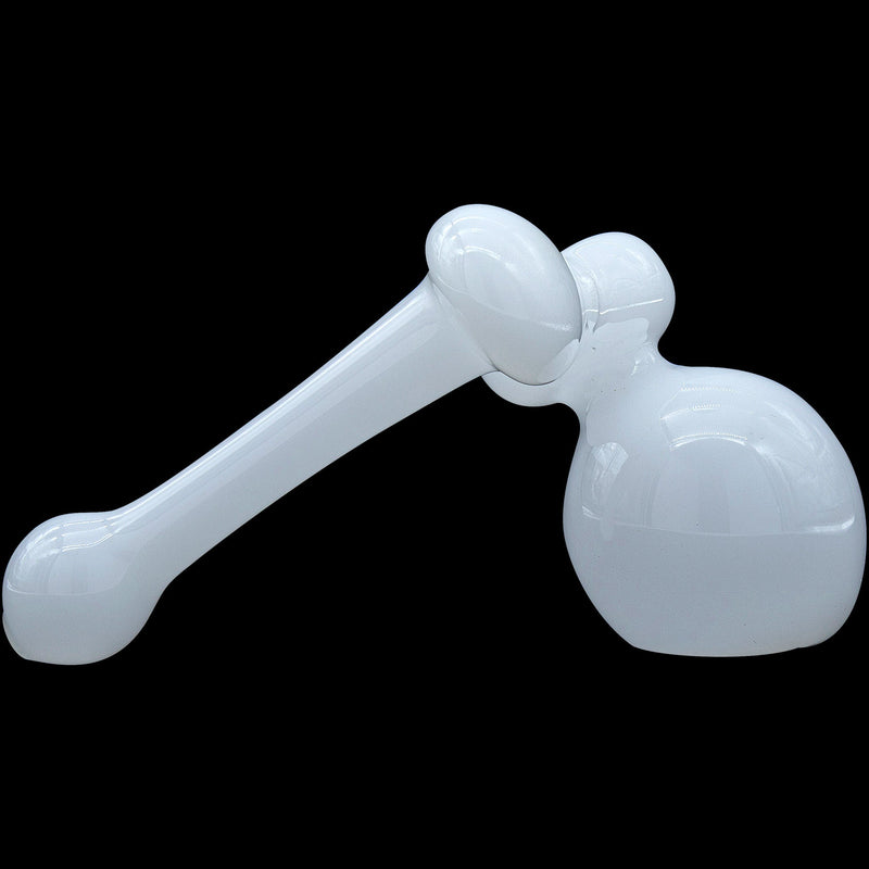 LA Pipes  Ivory Sidecar Glass Sidecar Bubbler Pipe LA Pipes