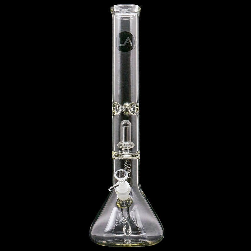 LA Pipes  Magnum Flow Thick Glass Beaker Showerhead Perc Bong LA Pipes