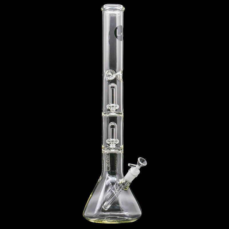 LA Pipes  Magnum Flow Thick Glass Beaker Showerhead Perc Bong LA Pipes