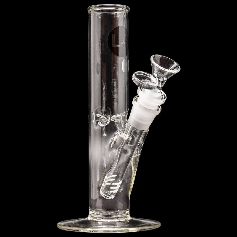 LA Pipes  No BS 8 Inch Straight Bong with Ice Pinch LA Pipes