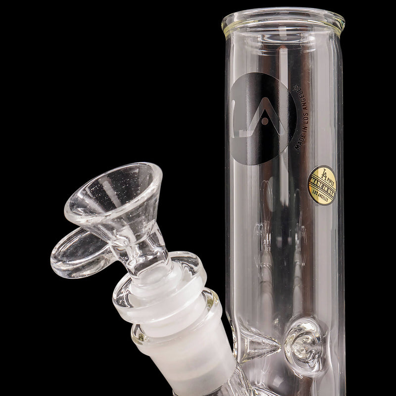 LA Pipes  No BS 8 Inch Straight Bong with Ice Pinch LA Pipes