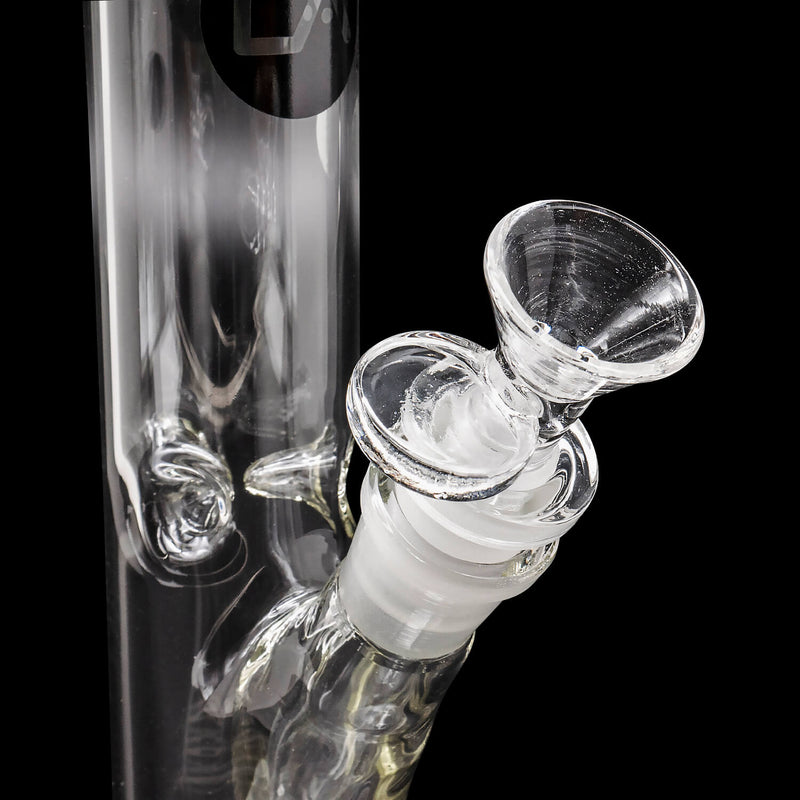 LA Pipes  No BS 8 Inch Straight Bong with Ice Pinch LA Pipes