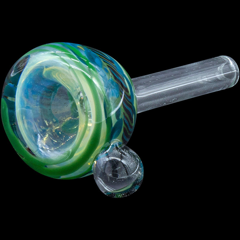 LA Pipes  Painted Warrior Pull-Stem Slide Bowl LA Pipes