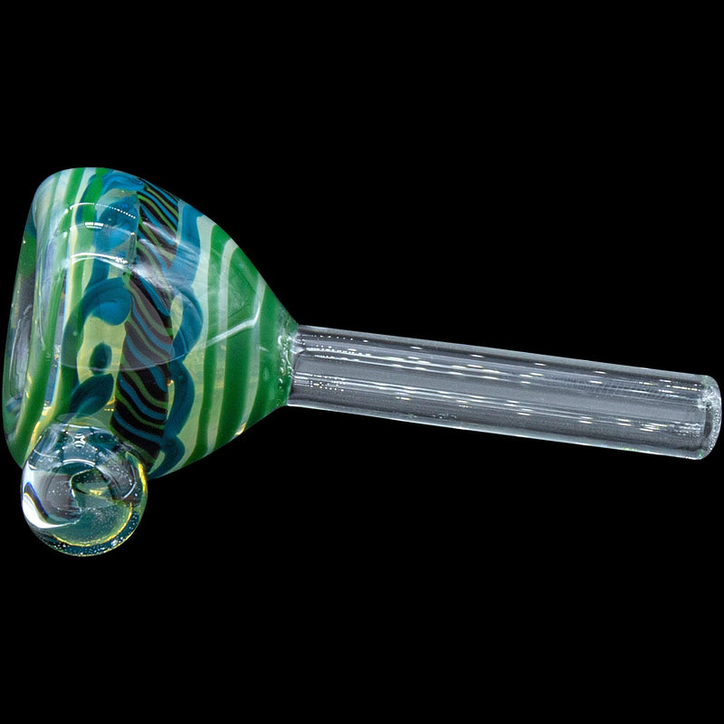 LA Pipes  Painted Warrior Pull-Stem Slide Bowl LA Pipes