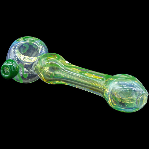 LA Pipes  Painted Warrior Spoon Glass Pipe LA Pipes