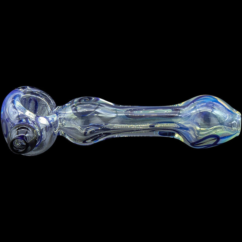 LA Pipes  Painted Warrior Spoon Glass Pipe LA Pipes