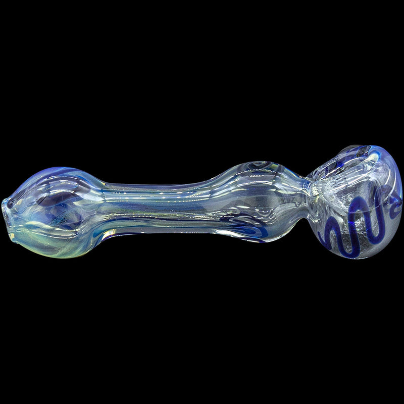 LA Pipes  Painted Warrior Spoon Glass Pipe LA Pipes