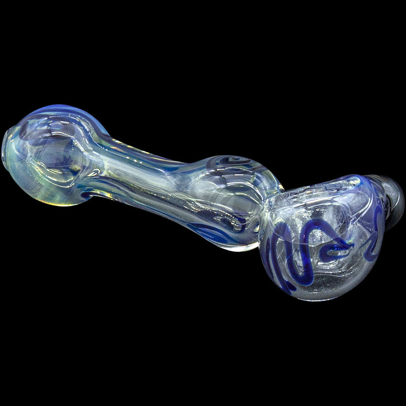 LA Pipes  Painted Warrior Spoon Glass Pipe LA Pipes