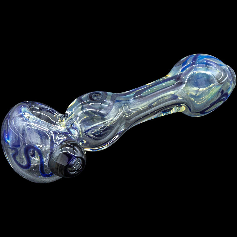 LA Pipes  Painted Warrior Spoon Glass Pipe LA Pipes