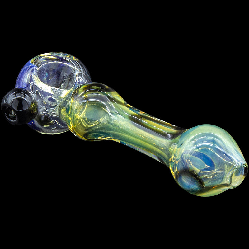 LA Pipes  Painted Warrior Spoon Glass Pipe LA Pipes