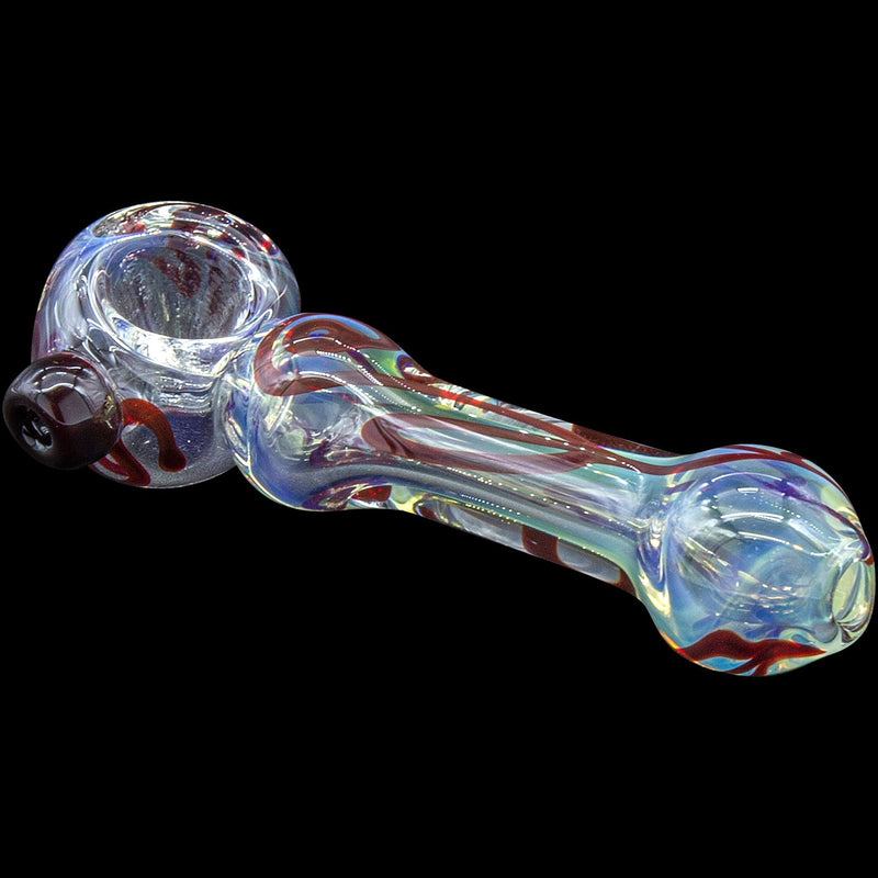 LA Pipes  Painted Warrior Spoon Glass Pipe LA Pipes