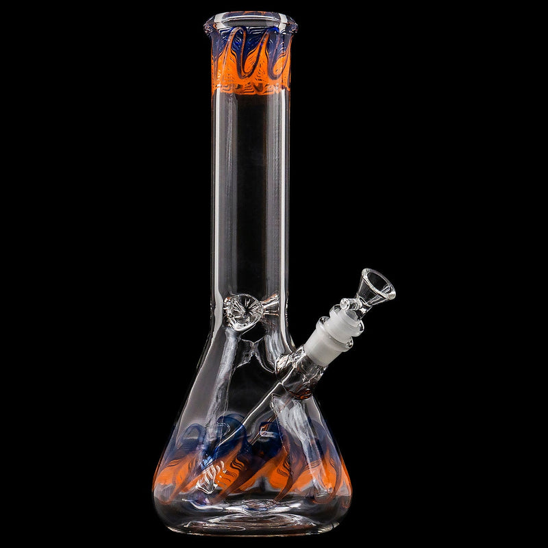 LA Pipes  Phoenix Rising Color Wrapped Beaker Bong LA Pipes