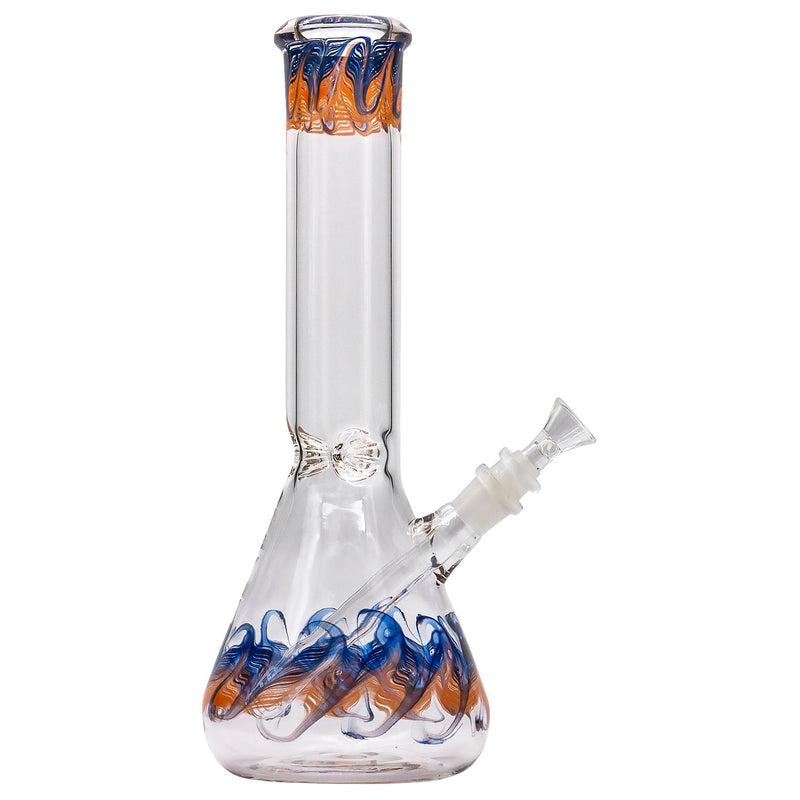 LA Pipes  Phoenix Rising Color Wrapped Beaker Bong LA Pipes