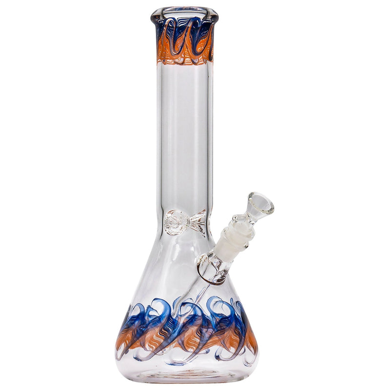 LA Pipes  Phoenix Rising Color Wrapped Beaker Bong LA Pipes